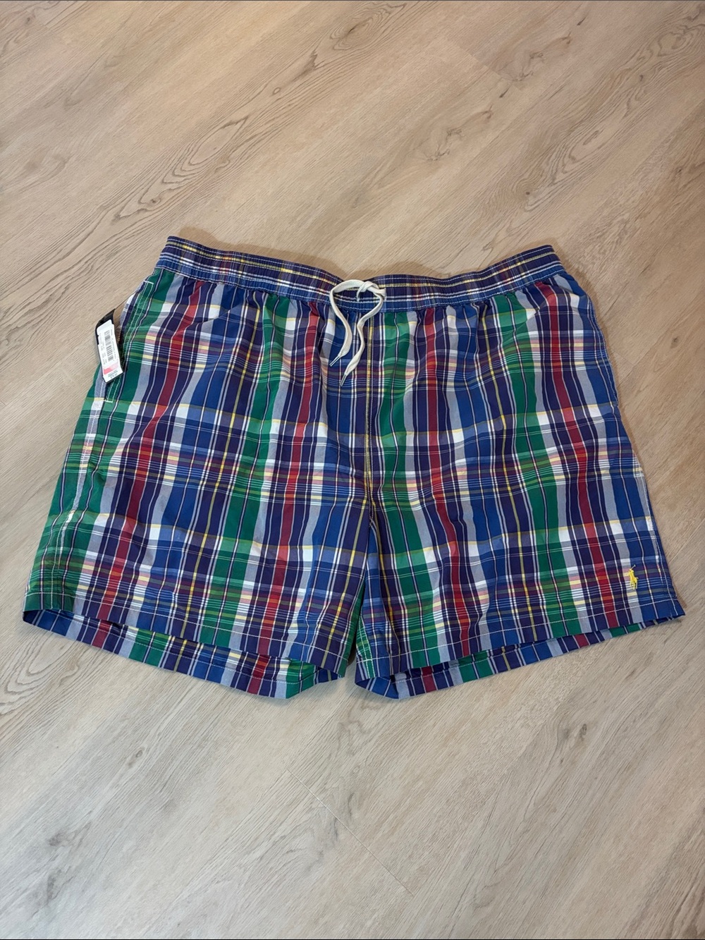 Polo Ralph Lauren Swim Trunks Mens 4XB BIG NWTS  Plaid Preppy Luxury Hamptons